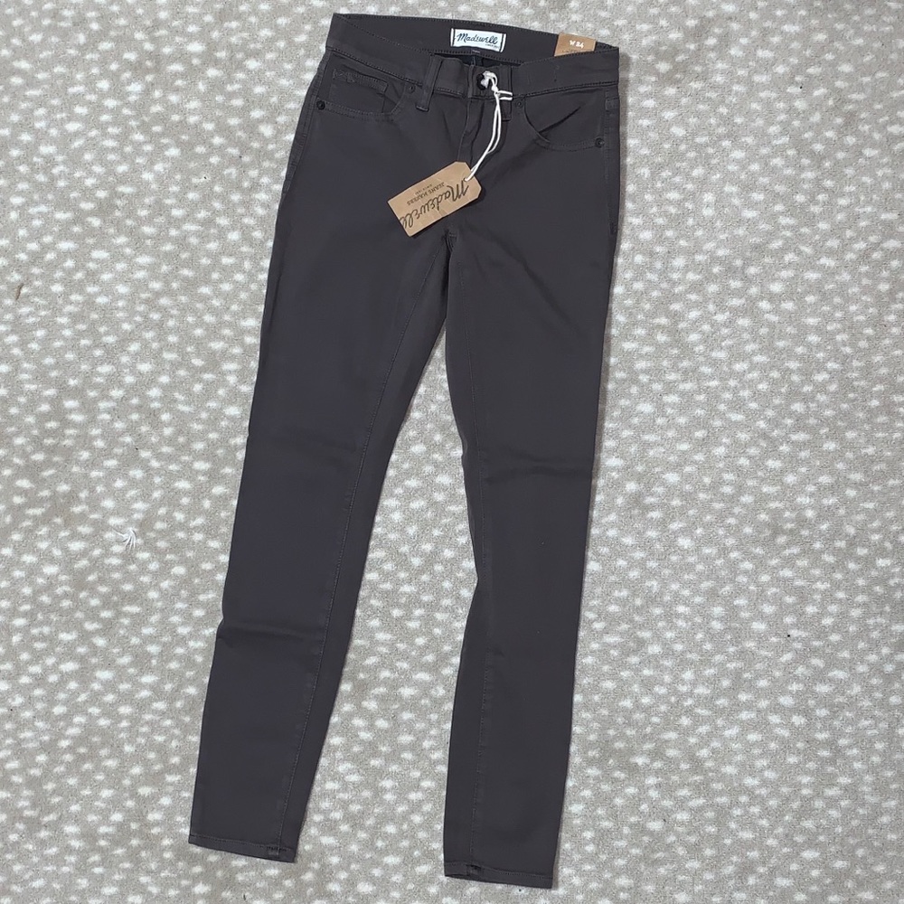 Madewell gray Skinny Skinny jeans sz 24 NWT